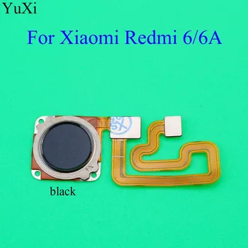 Par Xiaomi Redmi 6 /6A pirkstu Nospiedumu Skeneris Flex Kabelis Touch Sensors ID Home Pogu, Atgriezties Lentes Flex Kabelis Remonts Rezerves Daļas