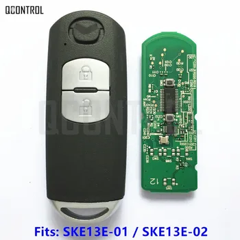 QCONTROL Auto Tālvadības Smart Key Fit MAZDA CX-3 CX-5 Axela Atenza Modeļa Nr. SKE13E-01 vai SKE13E-02
