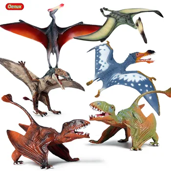 Oenux Sākotnējo Visu Veidu Jurassic Pterosaur Pterosauria Putnu PVC Darbības Rādītāji Jurassic Dinozauri Modeli, Rotaļlietas Bērniem, Dāvanu