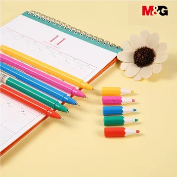 M&G 12colors/set Kawaii Krāsu Tintes Gēla Pildspalva 0.35 mm, krāsas Gēla Pildspalvas Komplekts,krāsa skolu apgādi,kancelejas preces,zīmēšanas māksla