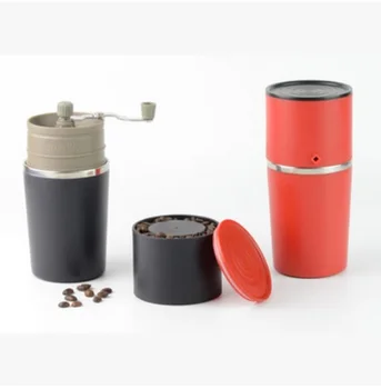 FeiC 1pc 2 krāsu 2016. gadam jauniem ierašanās mini dzirnaviņas&maker ar Metāla filtra&tējkanna, par pilienu kafijas viss vienā āra Ceļojumu dizains