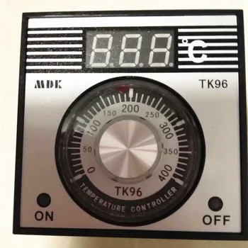 MDK TK96 400 Elektriskā cepeškrāsns termostata 220V universālā temperatūras regulators temperatūras kontrolieris