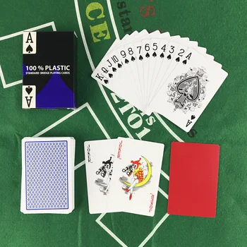 Yernea 2 Komplekti/Daudz Baccarat Texas Hold ' em Plastmasas Spēļu Kārtis nodiluma izturīgs Ūdensnecaurlaidīgs Pokera Kāršu Klāja Tilta Pokera Spēli