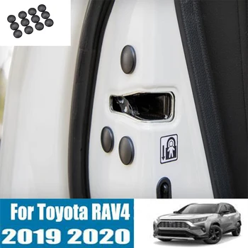 DNHFC Automašīnu Durvju slēdzenes Skrūvējamu Vāciņu Aizsardzību Durvīm, Anti-Rūsas Skrūvējamu Vāciņu Ūdensizturīgs Durvju Skrūvējamu Vāciņu Toyota RAV4 XA50 2019 2020