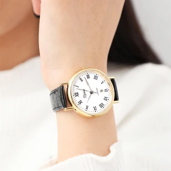 Sieviešu Modes Gadījuma Lundon Stilu, Kvarca rokas pulksteņi Chronograph Ādas Biznesa Skatīties Dāma Relogios Feminiinos Pulkstenis 2020