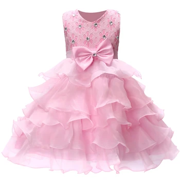 SJR-351 Karstā pārdošanas kleita meitenēm 3-9 gadi kleitas ar tauriņu svētku princese saģērbt par brīvdienu bērnu apģērbu 6 krāsas