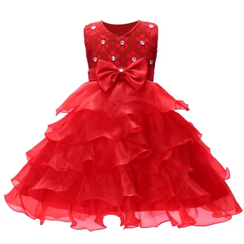 SJR-351 Karstā pārdošanas kleita meitenēm 3-9 gadi kleitas ar tauriņu svētku princese saģērbt par brīvdienu bērnu apģērbu 6 krāsas