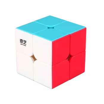 Qiyi Cube Qidi S 2x2x2 burvju puzzle cubo 2x2 Ātrums Cube qiyi qidi 2x2x2 burvju rotaļlietas puzzle kuba