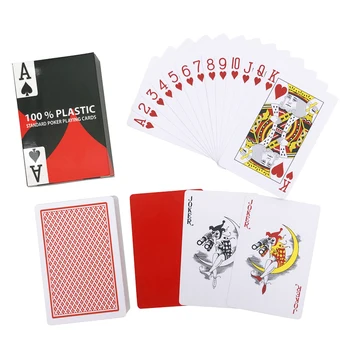 Karstās 2 Gab./Daudz Tiltu Poker, Baccarat Texas Hold ' em, Ūdensizturīgs, Nodiluma izturīgs Plastmasas Spēļu Kārtis, galda Spēles, Pokera Kārtis 58*88mm