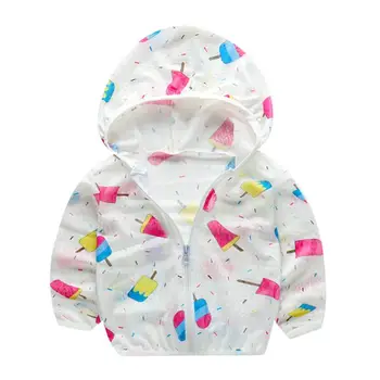 Baby zēni meitenes vasaras jaka 1-11T bērniem super plānas elpojošs garām piedurknēm hoodies rāvējslēdzēju toddler apģērbu apģērbs bērniem krekls
