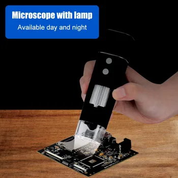 1000X WiFi Digitālo Mikroskopu, LED Lupa Endoskopu, iOS Android w/ Statīvs
