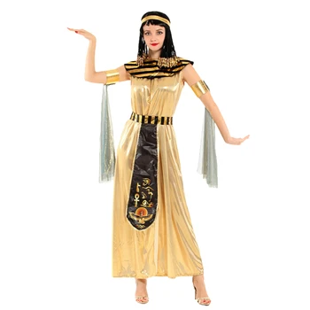 Halloween Karnevāla Puse Eksotiskās Kleopatras Ēģiptes Faraons Kostīmi Vīriešu, Sieviešu, Bērnu, Jaunajā Gadā Grupa Princese Cosplay