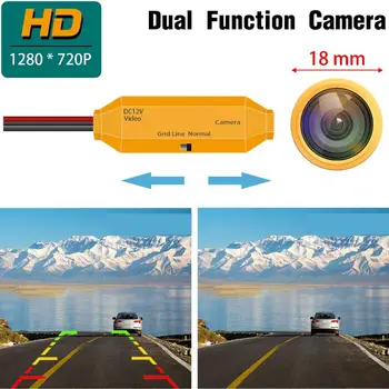 HD 1280x720p Zelta Kamera, Atpakaļskata Atpakaļgaitas Backup Kameru Mercedes Benz ML350 W220 R CLS W211 W219 GLS 300 W164 ML450