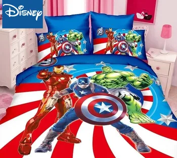 Disney zirnekļa cilvēks gultas komplekts dvīņu izmēra sega sedz loksnes bērniem gultas apdare vienu gultasveļa zēniem, bērniem, mājas 2-4 gab.