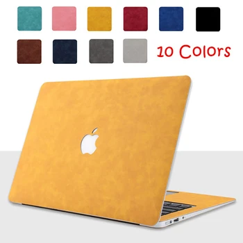 PU Leather Cover Case For Apple MacBook Pro Retina 13.3 Gaisa 13 15 16 11 12 Collu Klēpjdators 2020 