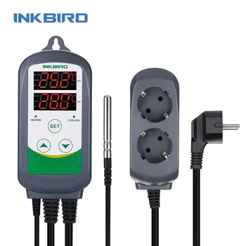 Inkbird ITC-308 ES Digitālo Versiju, sadzīves Tehnika Inkubējamās Apkures, Dzesēšanas Dual Termostats Temperatūras Trauksmes Controllerller