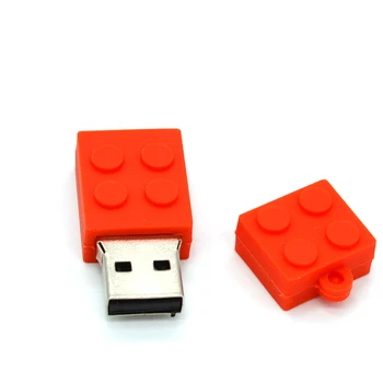 Celtniecības bloks, USB Flash Drive 2.0 karikatūra usb stick Rotaļu grupu sērijas pen drive 4GB/8GB/16GB/32GB jaunums pen drive