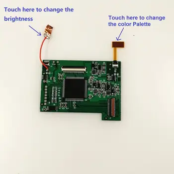8 Krāsu Paleti Back Light LCD GBP LCD Augsta Gaismas Komplekti GameBoy Kabatas Konsoli-nav nepieciešams, lai veiktu kādu lodēšanas