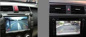 Autostāvvieta Fotokameras ccd Toyota Yaris Vitz 2006-2012 Auto Atpakaļskata Reverse Rezerves Palīdzēt Kamera 4 LED Auto Piederumi