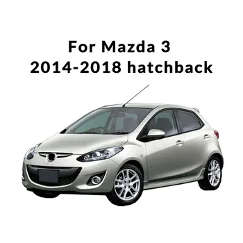 Auto Aizmugurējā Bagāžnieka Kravas Starplikas Boot Paplātes Vāku, Matt Paklāja Grīdas Paklāju Kick Spilventiņu Mazda 3 2016 2017 2018 hečbeks
