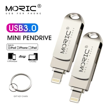 Jaunākās USB 3.0 OTG USB Flash Diska 256 GB 128GB Pendrive 128GB 64GB, 32GB 16GB Garīgās Pen Drive Atmiņas karti un U diska iPhone
