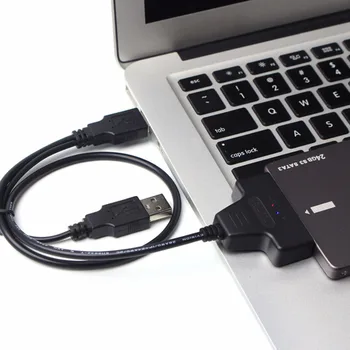SOONHUA ātrgaitas Pārraides SATA Dual USB2.0 Converter USB Porti SATA Cieto Disku Adapteris Priekš 2.5 Collu Cietie Mehāniskās Disku