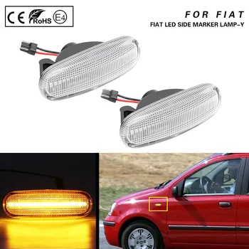 Par Fiat, Peugeot Bipper box van Tepee Citroen Nemo Lancia Musa Skaidrs, LED sānu gabarītlukturi gaisma, pagrieziena signāla lampas 2X