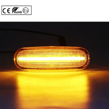 Par Fiat, Peugeot Bipper box van Tepee Citroen Nemo Lancia Musa Skaidrs, LED sānu gabarītlukturi gaisma, pagrieziena signāla lampas 2X