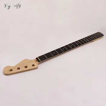 PB 4 string electic bass ģitāra kakla Kanādas kļavas koka, matētā 21 frets tehnisko koka klaviatūra jumbo kakla ģitāra