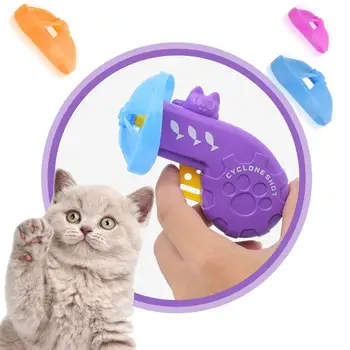 1Pc, kas Peld ar Disku Šķīvīšu Palaišanas Kaķis Atnes Rotaļlietu Pakaļdzīšanās Spēles Rotaļlietas Mijiedarbību Izmanto Rotaļlietas