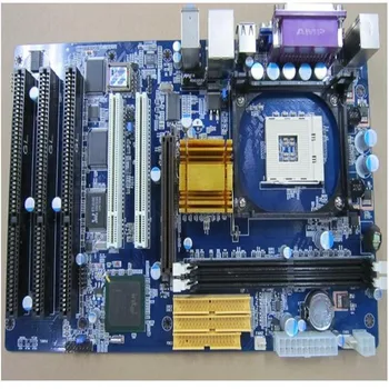 2019 Jaunu Oriģinālu 845GV ISA Mainboard 478P ISA Mātesplatē 4-PCI VGA LPT 3 ISA Slots malšanas mašīnu, Rūpniecības Mātesplati