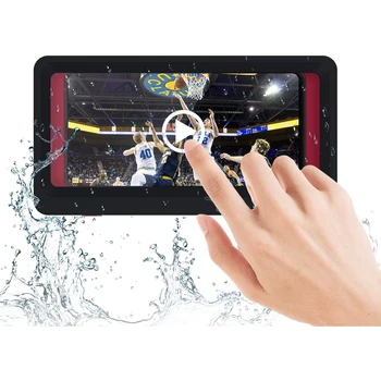 Vannas istaba Gadījumā Ūdensizturīgs Anti-Miglas Touch Telefonu Turētājs pie Sienas Montejams Dušas Tālruņa Turētājs Saderīgu Tālruni Zem 6.8 par Duša