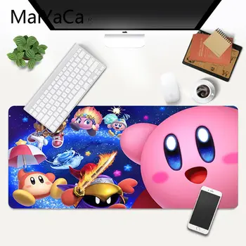MaiYaCa Skaistu Anime Kirby Gumijas Pamatni Peles Spēle Gumijas Gaming Mouse Mat xl, xxl 600x300mm par Lol world of warcraft