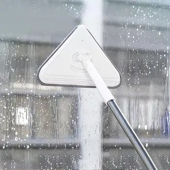 Lielā trīsstūra vadītājs mop slinks mop daudzfunkcionāls mopping stikla tīrīšanas audums putekļu tīrīšana griestu sadzīves sienas, griestu Z7E4