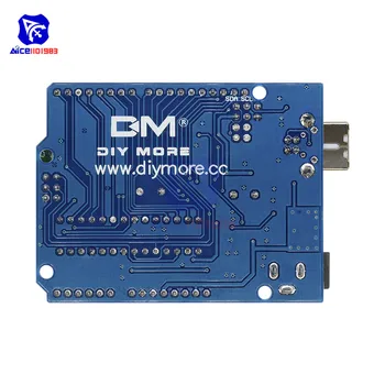 Diymore UNO R3 ATmega328P ATMEGA16U2 Mikrokontrolleru Modulis Attīstības Padome Arduino