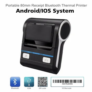 Jubilejas MHT-P8001 80mm termoprinteri Bluetooth Android, ios POS Saņemšanas Likumprojektu Printera Drukāšanas Mašīna