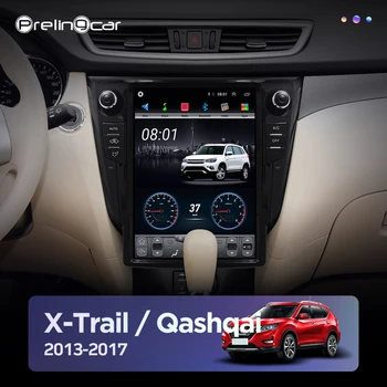 Automašīnas Radio Multimediju Navigatio Video Atskaņotājs Nissan X-Trail/Qashqau 2013. - 2017. Gadam Tesla stila Vertikāla Ekrāna Stereo Android 9.1