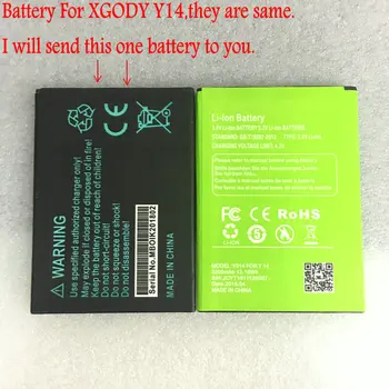3200mAh Akumulatoru XGODY Y14 6.0 Collu Nomaiņa Uzlādējamu Mobilo Telefonu Batería Testēta Sastāva, izmantojot Izsekošanas Numuru