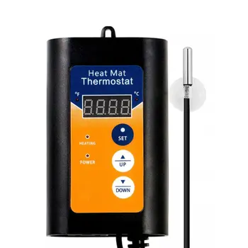 Jaunas Digitālās Siltuma Mat Termostats 1150W 230V Temperatūras regulators Par Hidroponiskas Augu Sēklu Dīgtspēju Rāpuļiem, Mājdzīvnieku preces