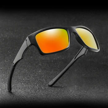 Nakts Redzamības Vīriešiem Polaroid Braukšanas Saulesbrilles Vīriešiem Polarizētās UV400 Augstas Kvalitātes Vīriešu Modes Laukumā Vintage Brilles UV400 Gafas
