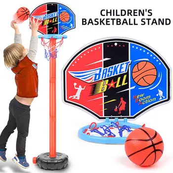 Regulējams Augstums Basketbola stāvēt Piepūšamās Rotaļlietas Portatīvo Bērniem, Bērnu basketbolam Rotaļlietas Grozs Plaukts Iekštelpu Āra Spēles Rotaļlietas