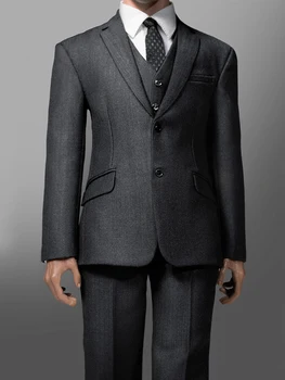 Per-Pārdošanas 1/6 Mēroga Vīriešu Apģērbu Pop-x34 Couture Versija Bagāts Kungs Ben Mēteli Uzvalku 12