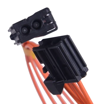 DWCX Auto Y-Adapteris Lielākā daļa Sistēmas Optiskās Šķiedras Jumper Cable Multivides Savienotājs Plastmasas der Audi BMW Benz, Porsche