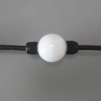 100X UCS1903 DC24V 360degree LED 3D bumba ziemassvētku dekoratīvie 10PCS vienā string ūdensizturīgs IP65 express bezmaksas piegāde