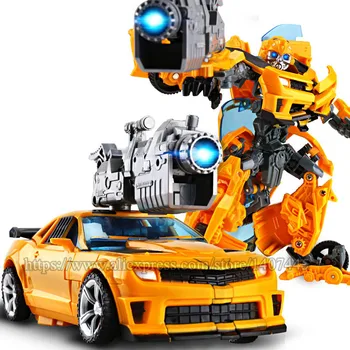 Jaunu 20CM Anime Transformāciju Filmas, Rotaļlietas, Zēns Atdzist Plastmasas ABS Robots Auto Darbības Rādītāji Tvertni Gaisa kuģa Modeli Vecākiem Bērniem Dāvanu