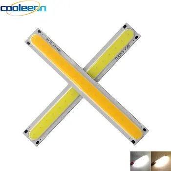 5gab/daudz 108*15mm 12V COB LED Strip Gaismas Diožu Silts Cool Balta 4W Apgaismojums Avots Auto Auto Lukturi Darba Gaismas DIY
