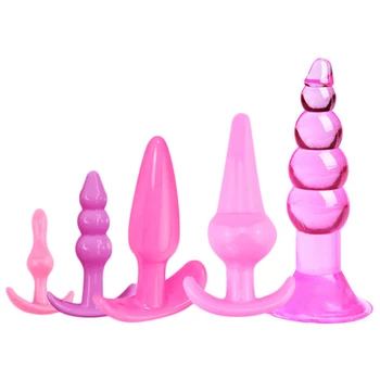 VETIRY 8 Gabali/Set Anālais Plug Kombinācija Anālais Vibrators ar Pērlītēm Butt Plug Klitora Stimulators Seksa Rotaļlietas Sievietēm Seksa Produkti