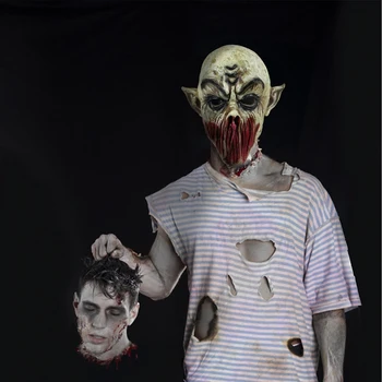 Molezu Halloween Šausmu Ne Muti Monster Mask Sapuvis Zombiju Lateksa Maska Zombiju Maska Pieaugušo Lateksa Halloween Masku