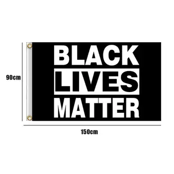 90x150cm BLACK DZĪVO JAUTĀJUMU Karogs Banner Piegādes Poliestera Pasūtījuma Amerikāņu Futbola Banner Karogu