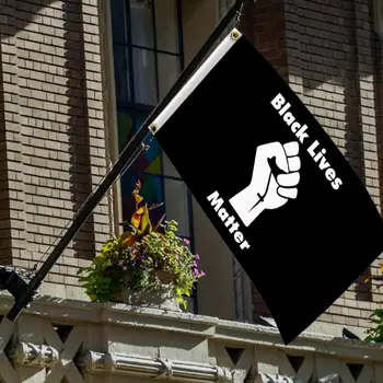90x150cm BLACK DZĪVO JAUTĀJUMU Karogs Banner Piegādes Poliestera Pasūtījuma Amerikāņu Futbola Banner Karogu